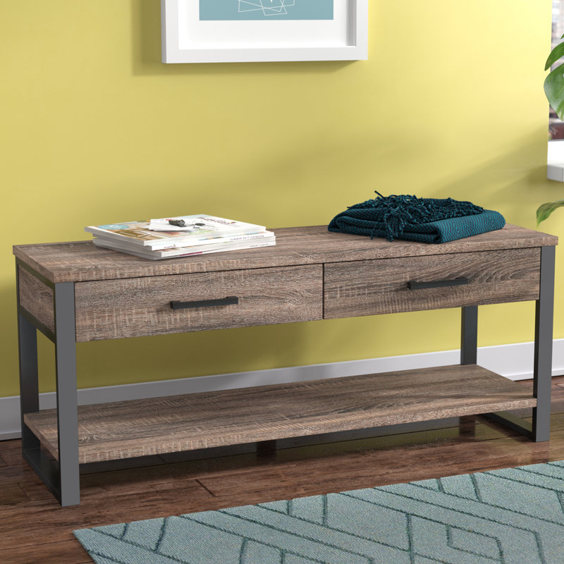 Arsdale Wood Storage Bench & Reviews AllModern
